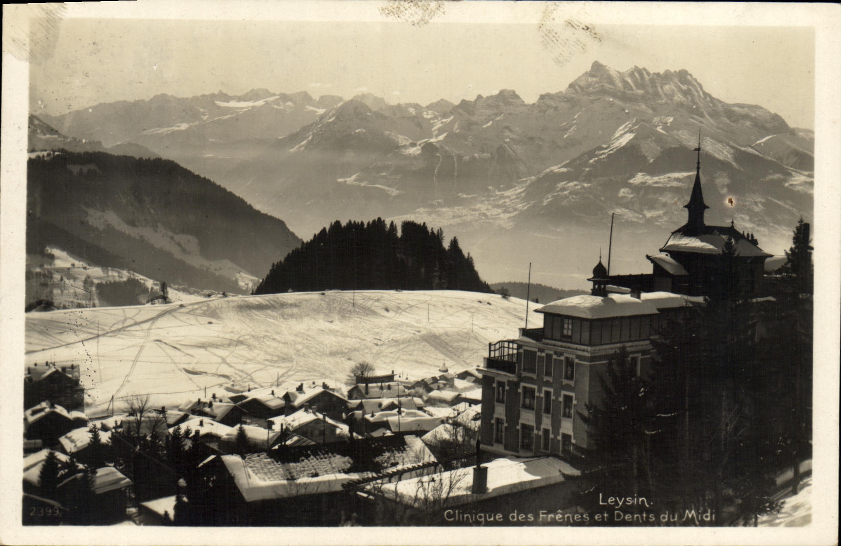 CPA Suisse Leysin Clinique des Frenes et dents du Midi