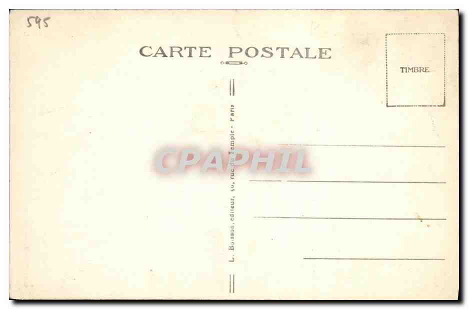 CPA President de la Republique Paul Doumer Aurillac 1857 1888 — Rückseite