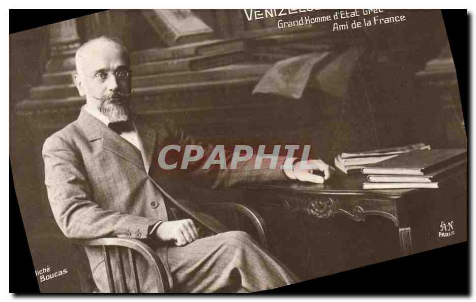 CPA Venizelos Homme d Etat grec Grece