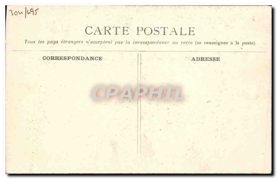 CPA Chaumie Ministre de l Instruction Publique et des Beaux Arts 1904 — Rückseite