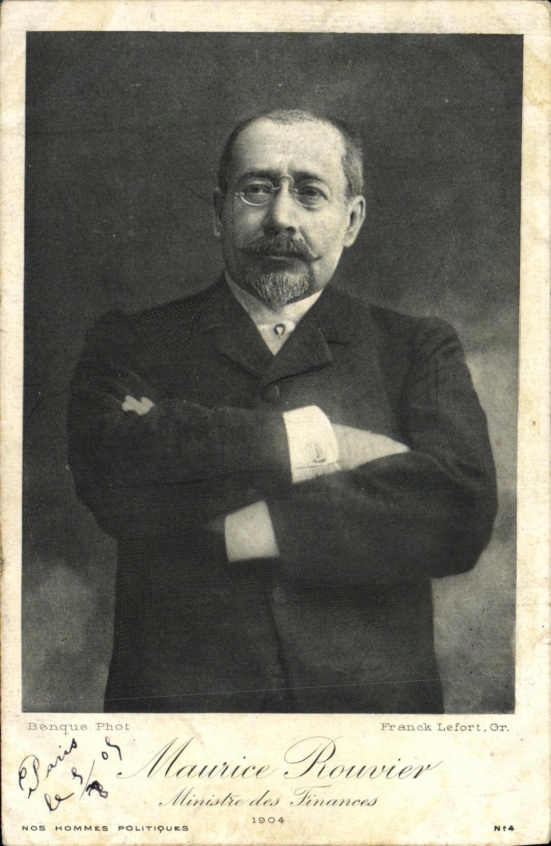 CPA Maurice Rouvier Ministre des Finances 1904