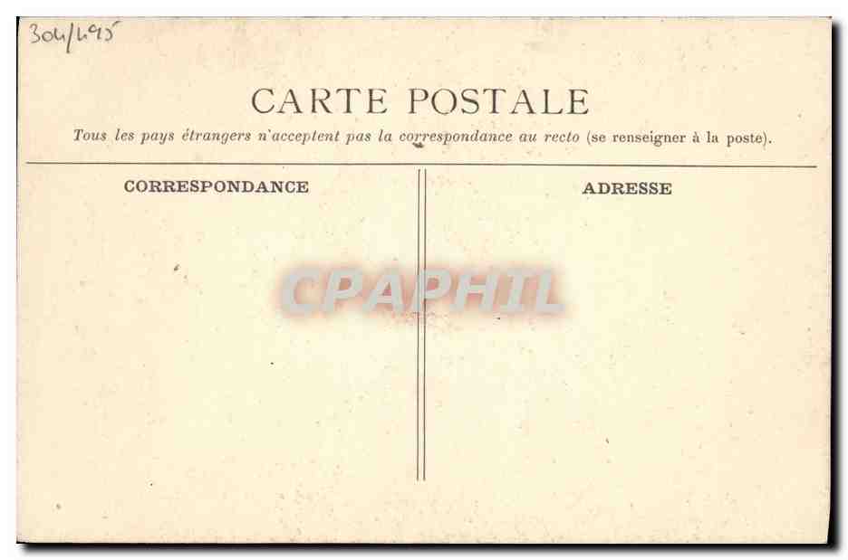 CPA Emile Combes Ministre de l interieur 1904 — Rückseite