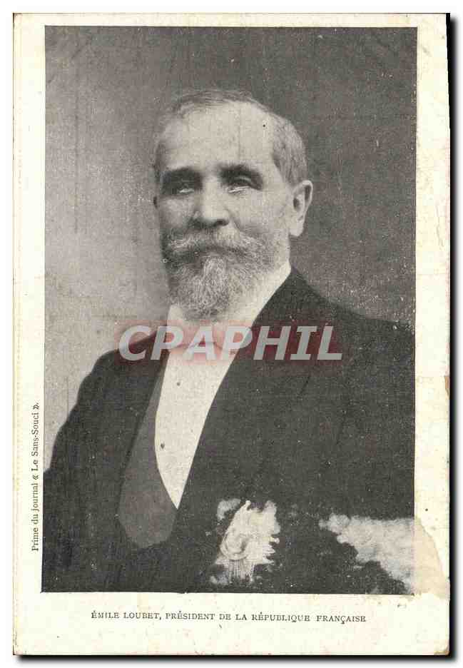 CPA President de la Republique Emile Loubet