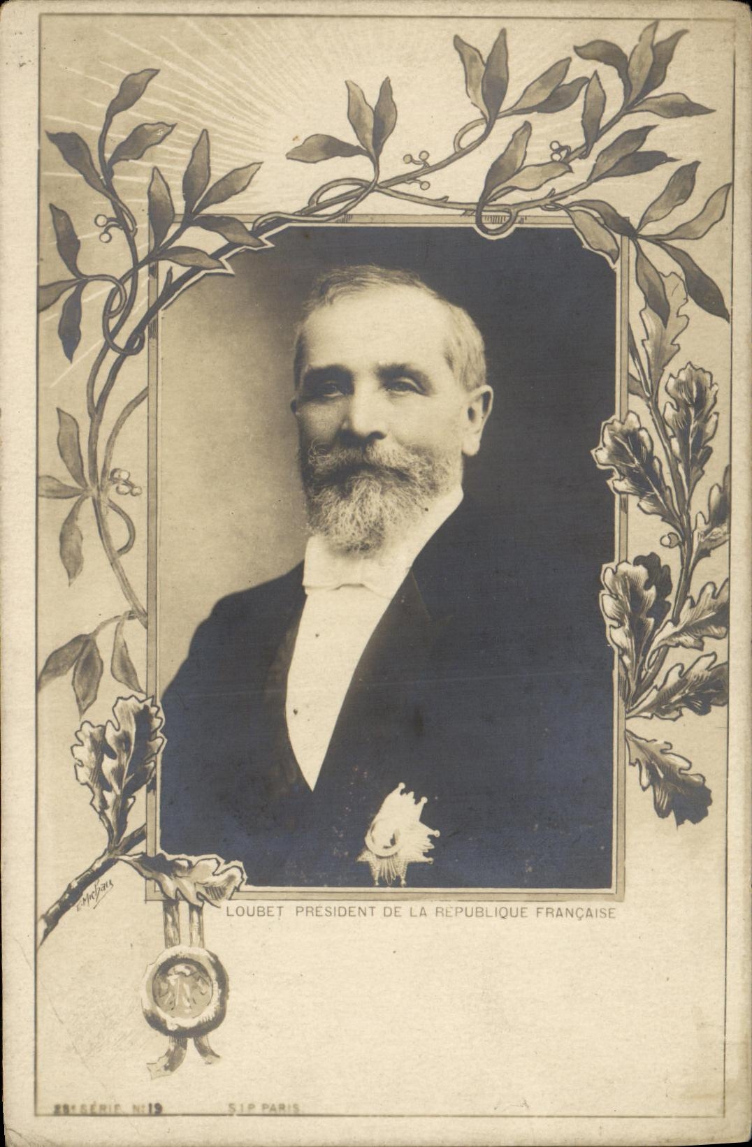 CPA President de la Republique Emile Loubet