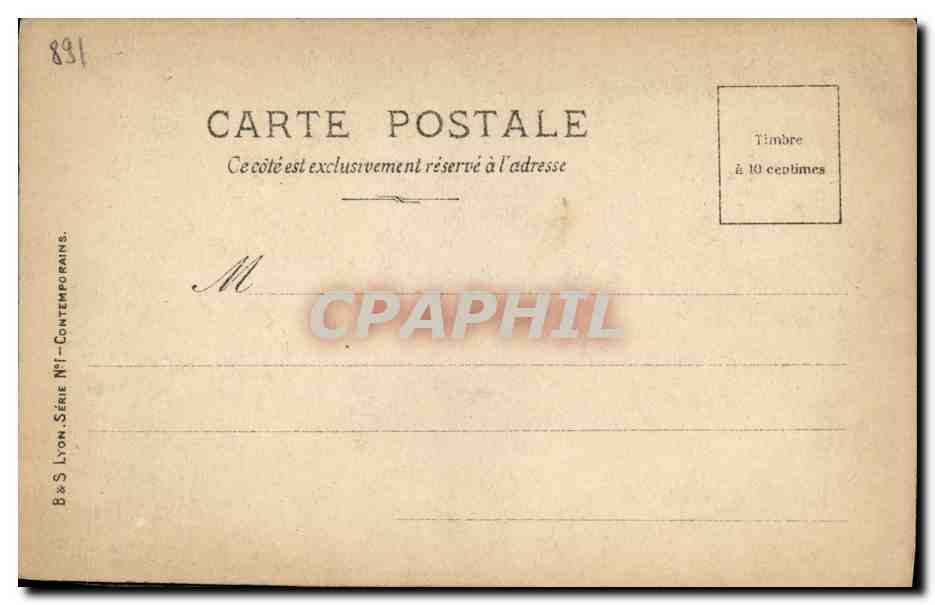 CPA President de la Republique Emile Loubet — Rückseite