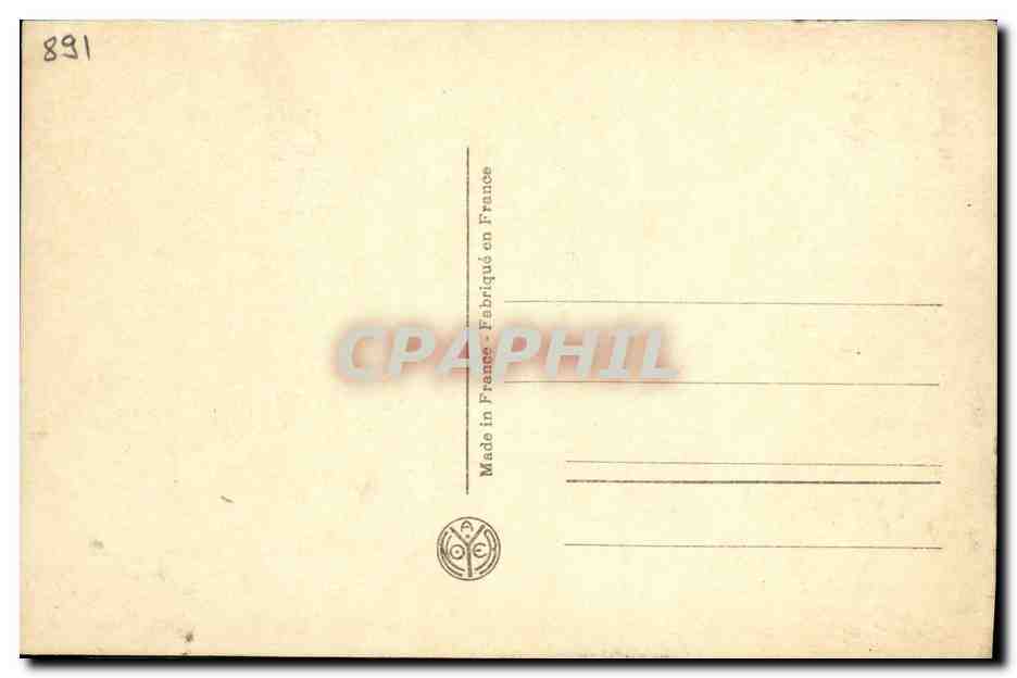 CPA President de la Republique Raymond Poincare — Verso