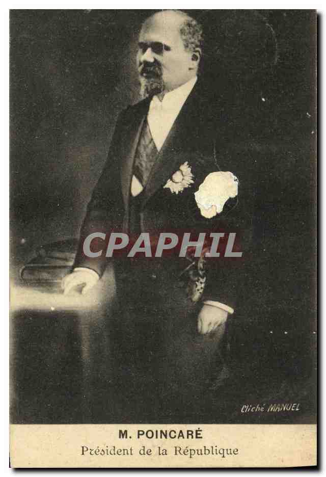 CPA President de la Republique Raymond Poincare
