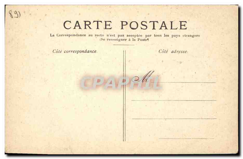 CPA President de la Republique Fallieres — Rückseite