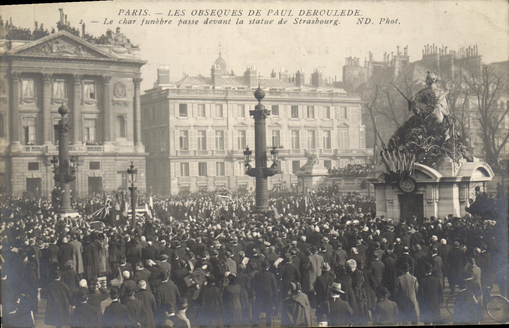 Paris — Les obsèques de Paul Deroulede — ND. Phot.