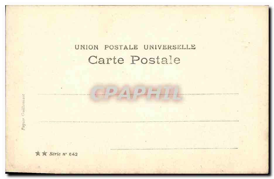 La Source Épchantée — Giebe Stebbing — Série 642, Union Postale Universelle — Reverso