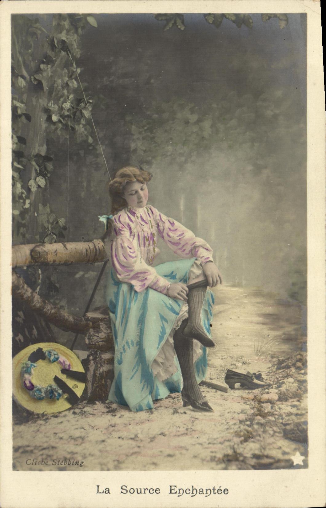 La Source Enchantée — scène de forêt — Cliche Stebbing