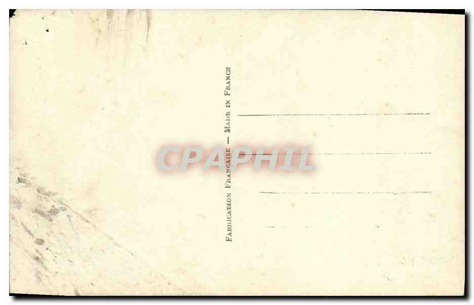 CPA Fantaisie Femme Balancoire — Verso