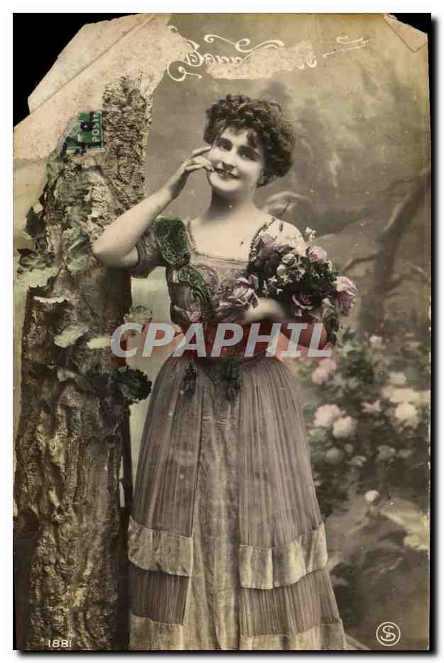 CPA Fantaisie Femme