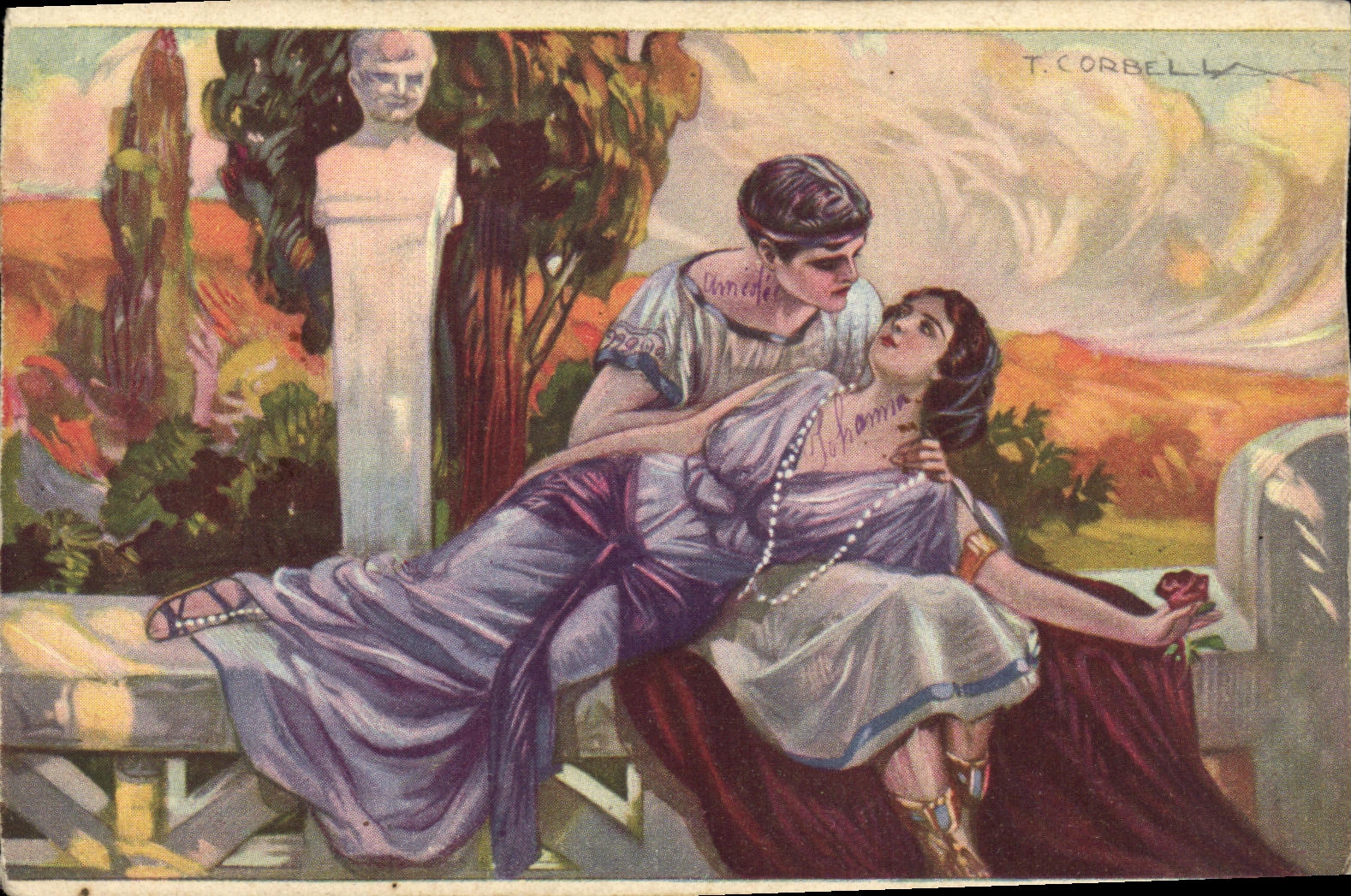 CPA Fantaisie Femme 