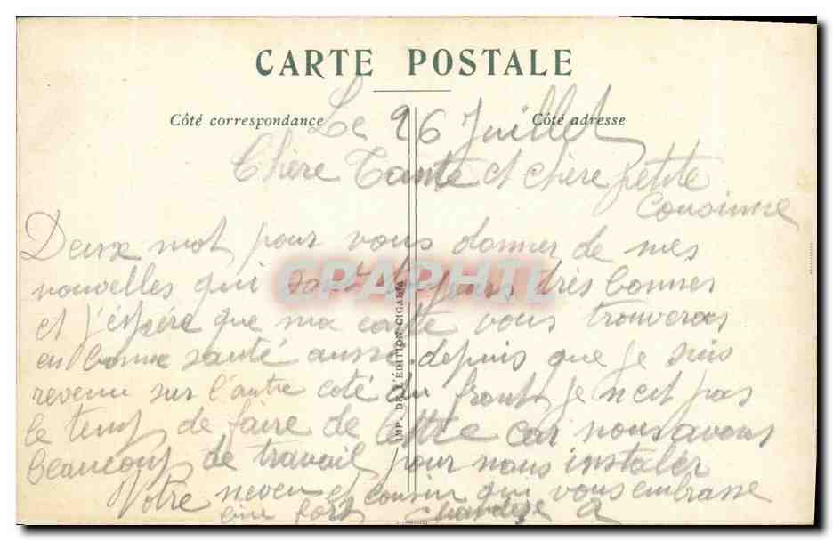 CPA Fantaisie Les embusques Militaria Soldat  — Rückseite