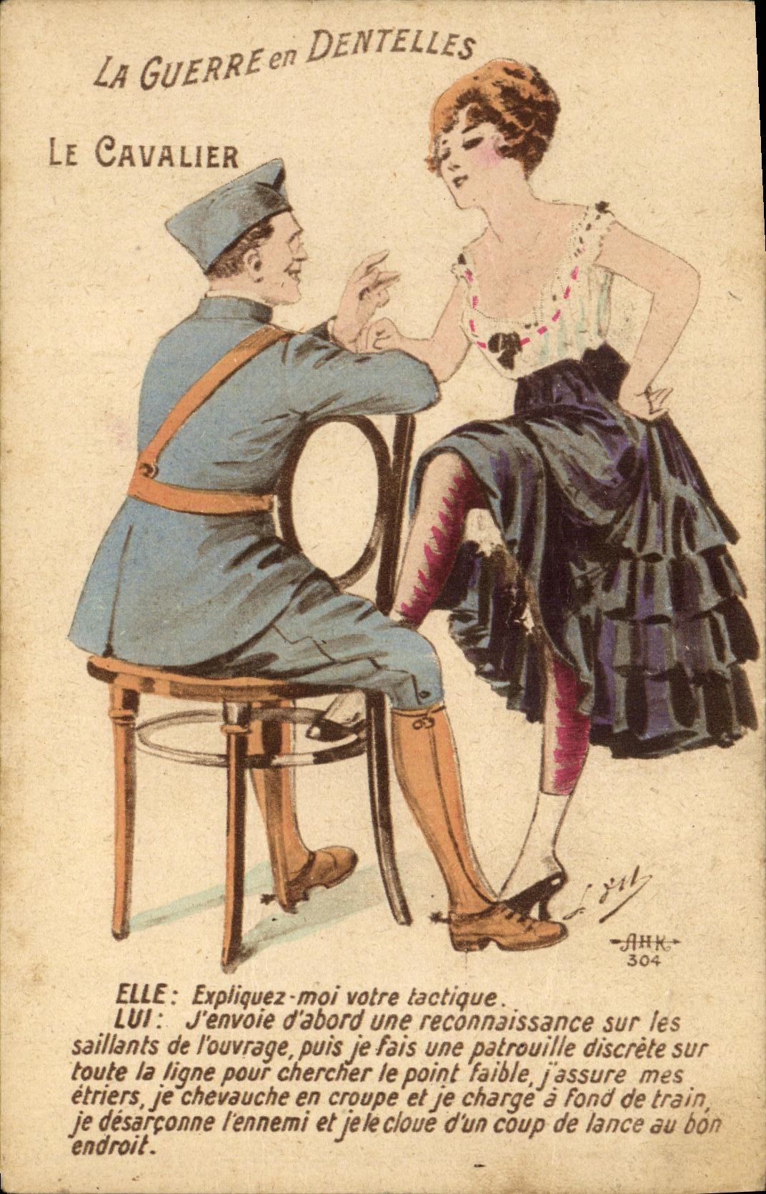 La Guerra en Paillettes — El Caballero — A.H. Katz, n°304