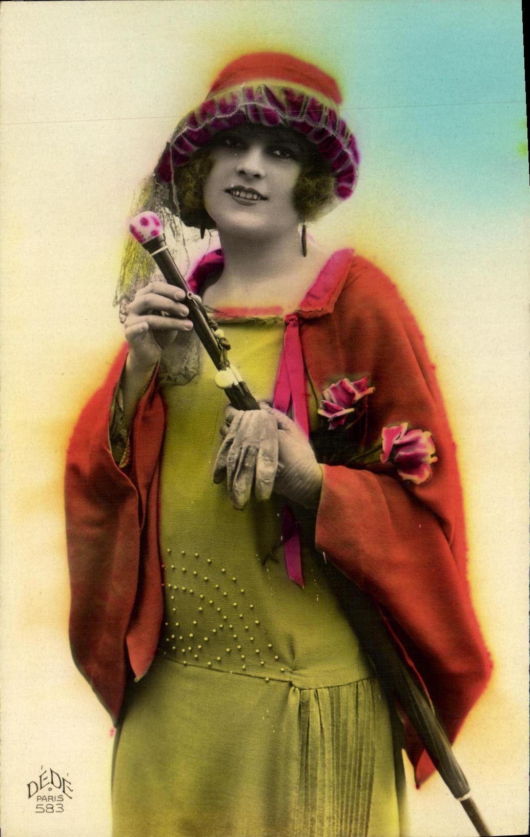 CPA Fantaisie Femme 