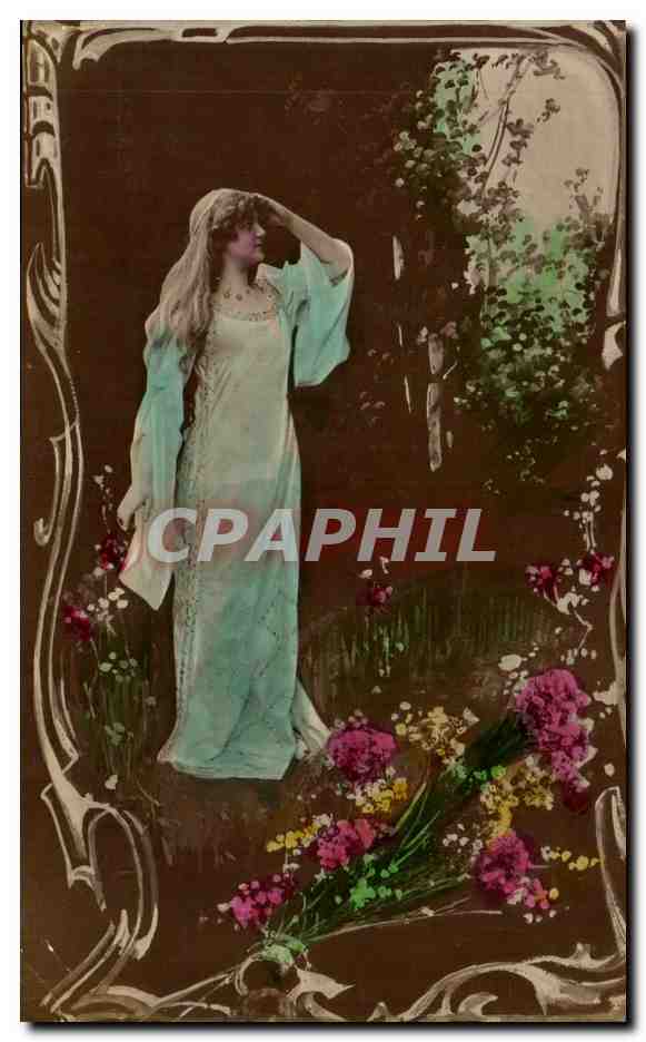 CPA Fantaisie Femme 