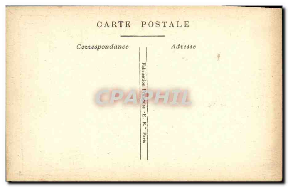 CPA Fantaisie Humour Concours du plus bel homme de France  — Verso