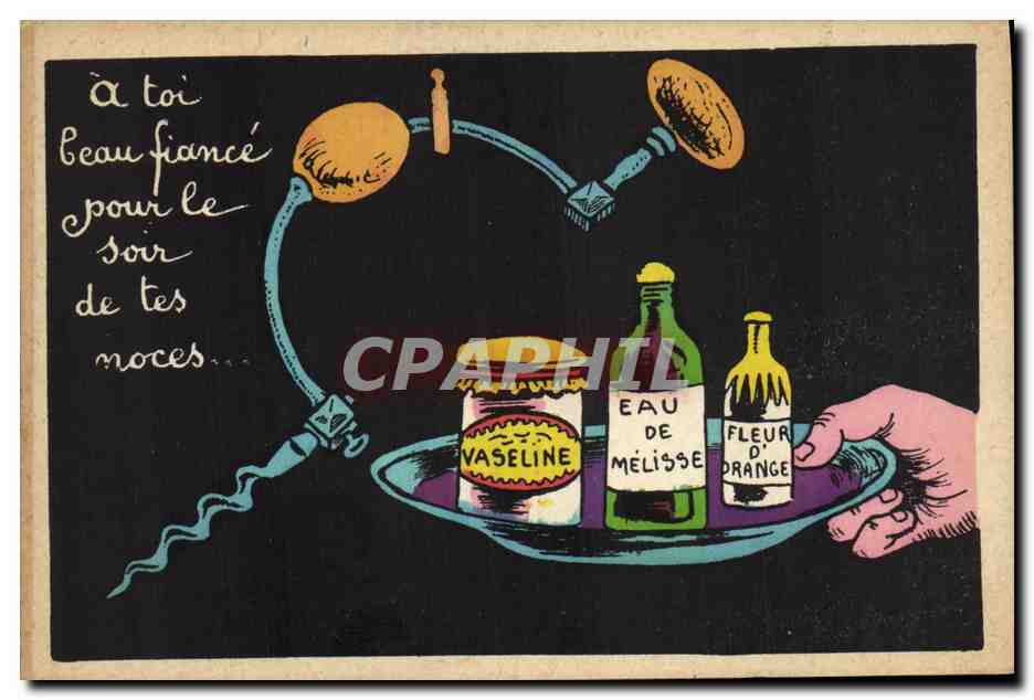 Carte de fiançailles — humoristique — Fabrication Française Paris