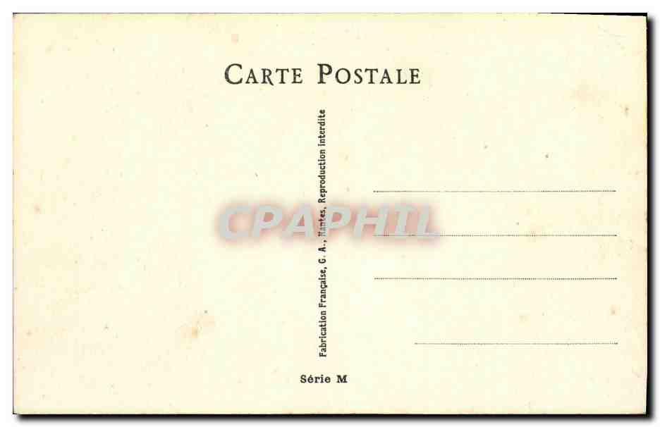 Diplôme de Sale Langue — décerné à M. — Série M, Fabriquation Française G.A. — Verso
