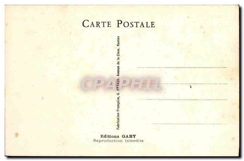 CPA Fantaisie Humour — Rückseite