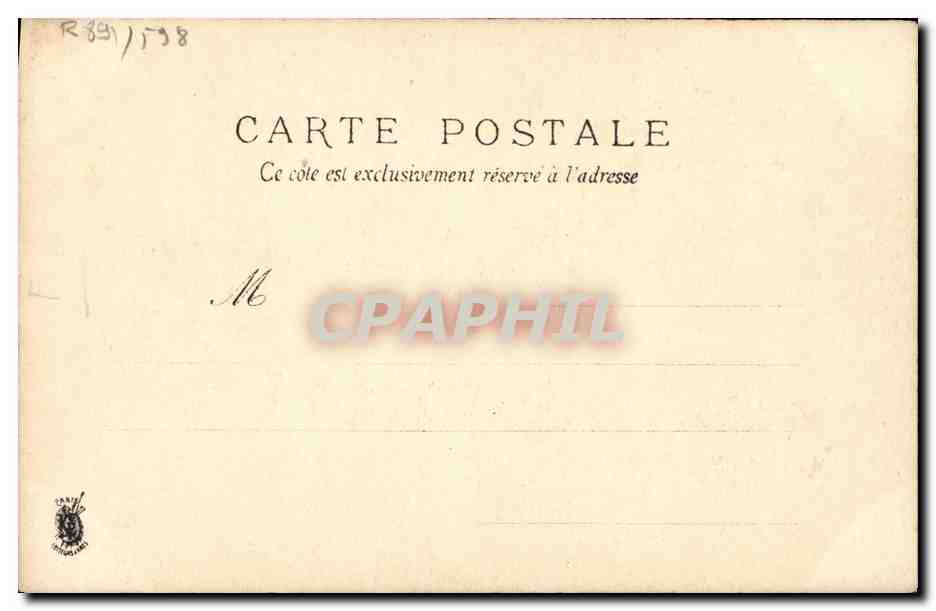Femme en tenue de bain — scène de bain — Le Bain-2, éditeur inconnu — Verso