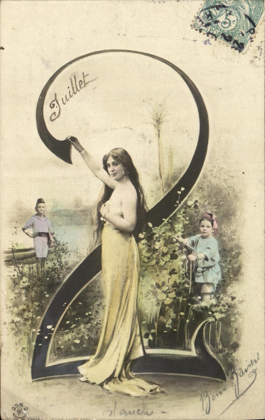 July — Month of the Year — Publisher Blanche, No. 358