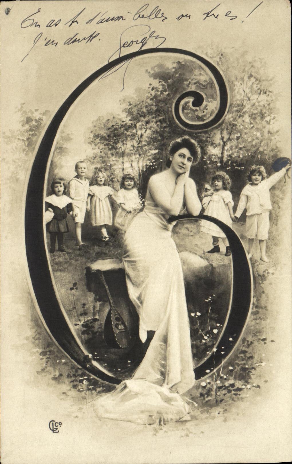 CPA Fantaisie Femme Numero 6
