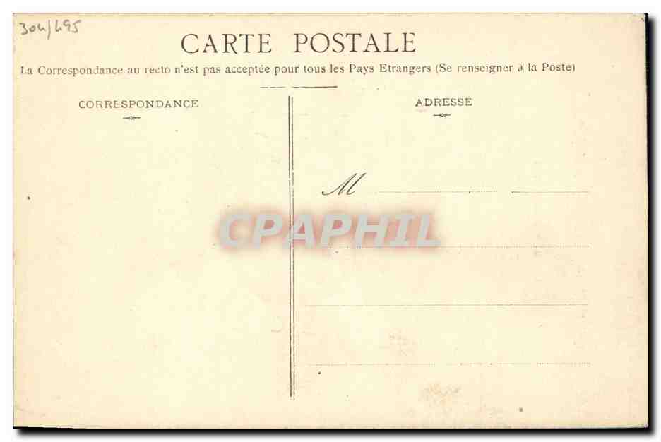 Visite Présidentielle aux Normands — Millénaire de 1911 — Imp. Ad. Dereins, Rouen — Verso