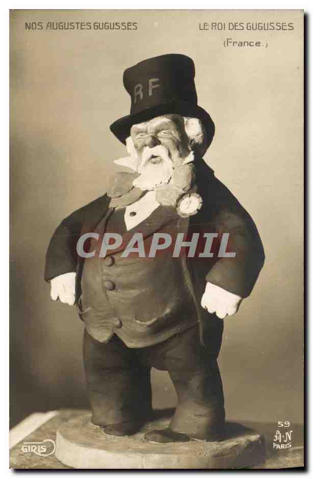 CPA Fantaisie Armand Fallieres President de la Republique Le roi des Gugusses