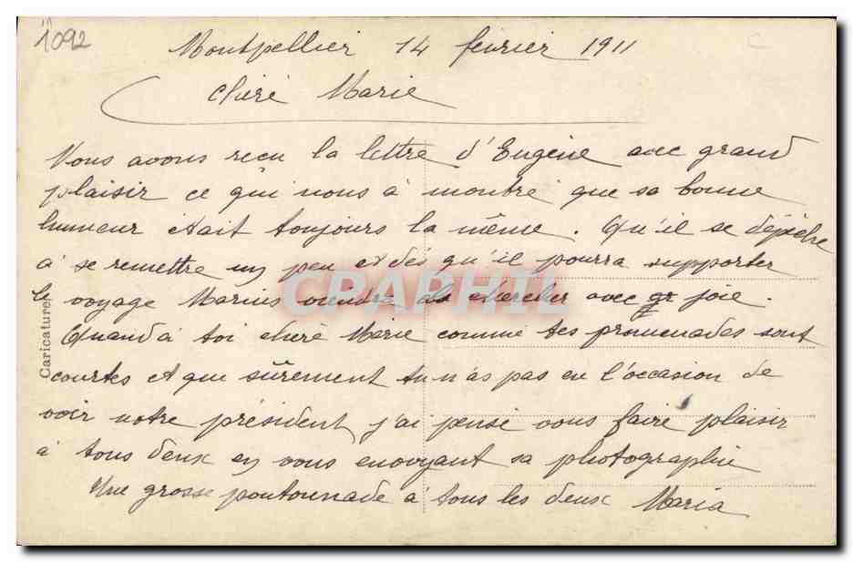 CPA Fantaisie Armand Fallieres President de la Republique Le roi des Gugusses — Back
