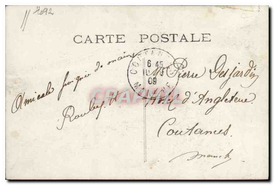 CPA Fantaisie Armand Fallieres President de la Republique  — Back
