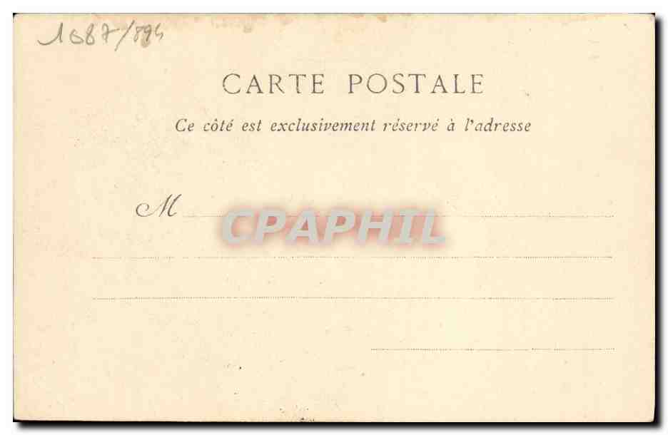 CPA Fallieres President de la Republique La vieille cloche 1902 — Back