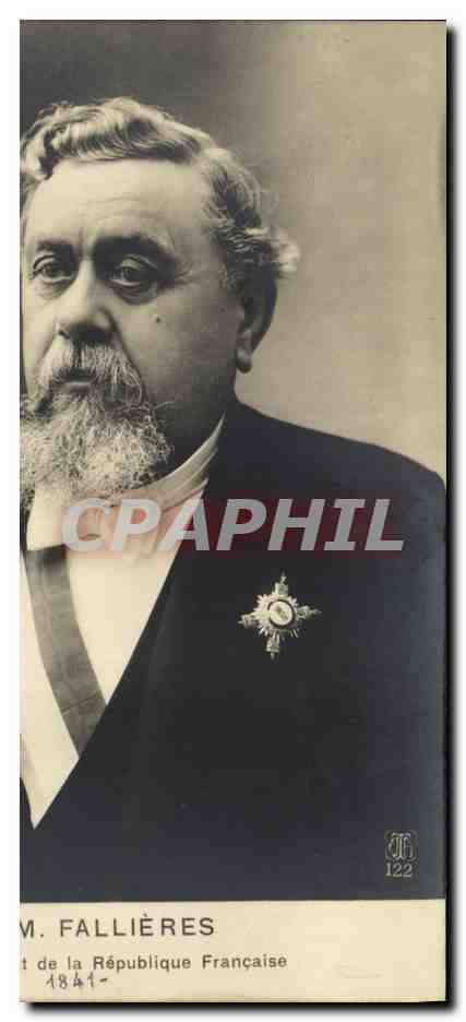 CPA President de la Republique Fallieres 