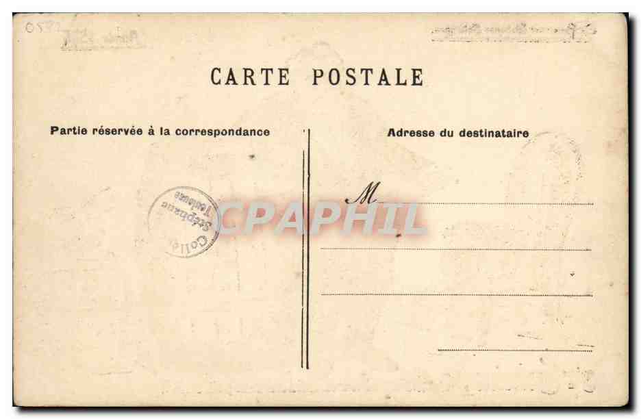 CPA President de la Republique Fallieres 3eme semaine Failleres Barique de vin — Back