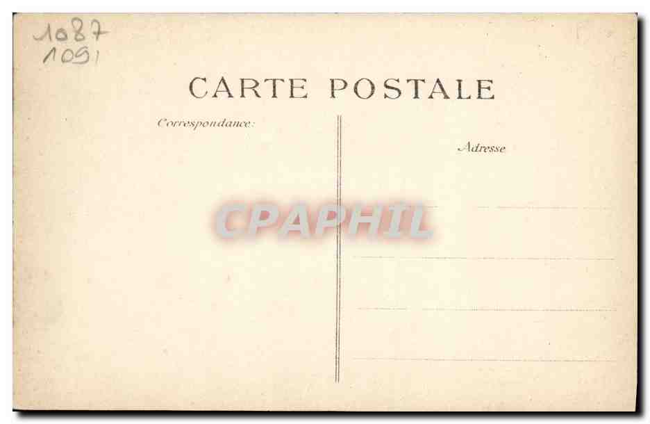 CPA President de la Republique Fallieres demenage Marianne — Verso
