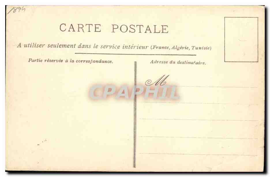 CPA Pierre 1er de Serbie — Verso