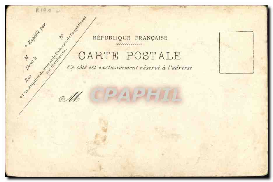 CPA Pelletan  — Rückseite