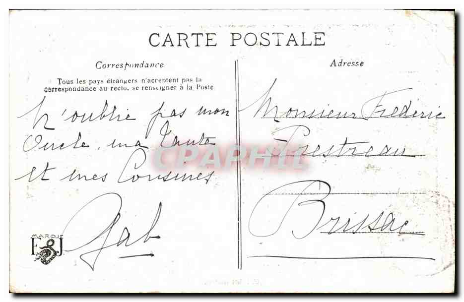 CPA La course presidentielle Loubet Doumer Bourgeois Chevaux Hippisme — Rückseite