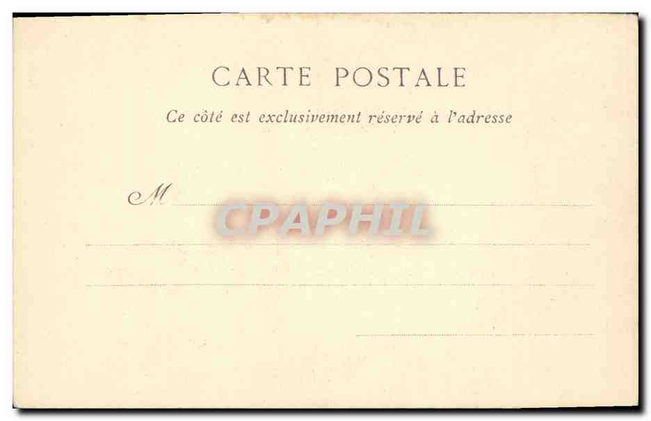 CPA Alexandre Berard Le poteau a Trouillot Telegraphe  — Rückseite