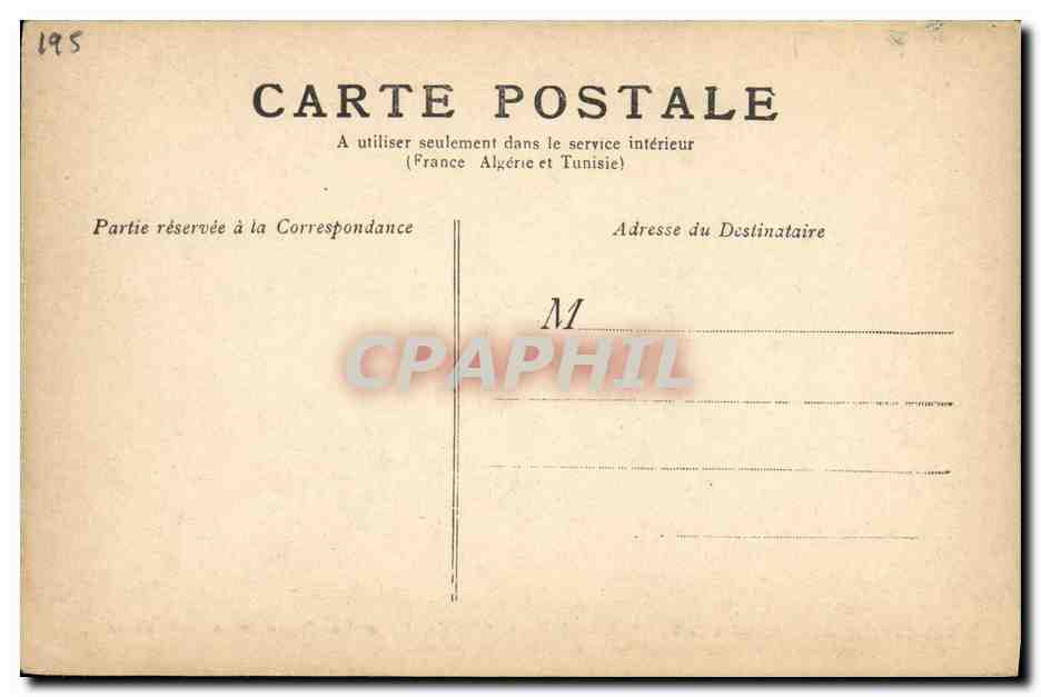 CPA Les inventaires dans les eglises Sainte Clotilde Paris le service devant la basilique  — Rückseite