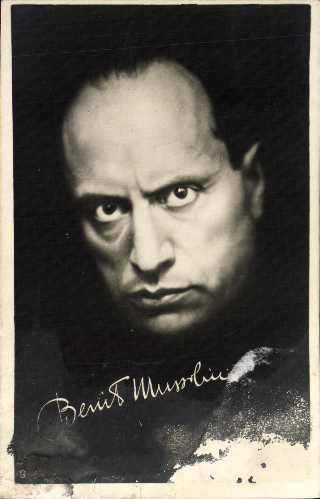 CPA Benito Mussolini 