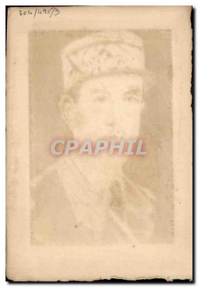 Portrait de Philippe Pétain — gravure signée Blanche Yvan D'Ally — éditeur inconnu — Verso