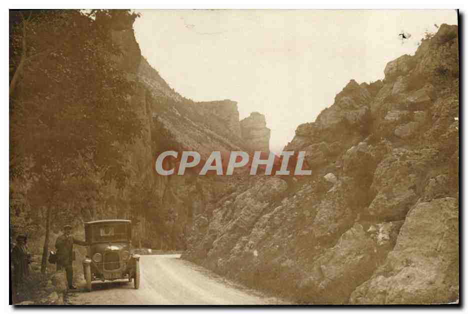CARTE PHOTO Automobile Pirguil Guilleminot 
