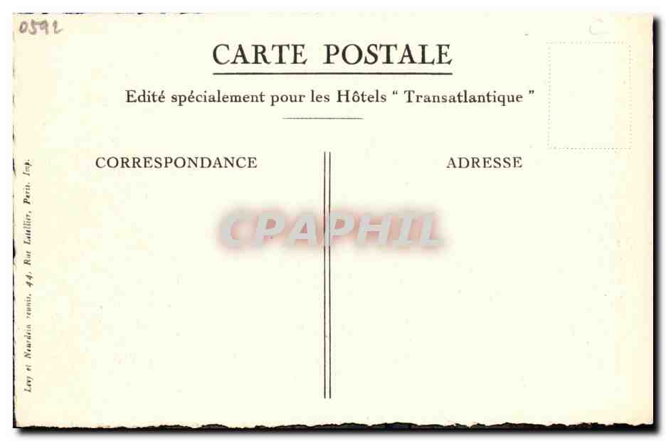 CPA Automobile Dans les dunes entre el oued et Tozeur  — Verso