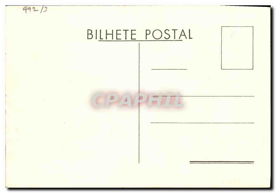 CPA Portugal Automobile Club 1903 1953 — Rückseite