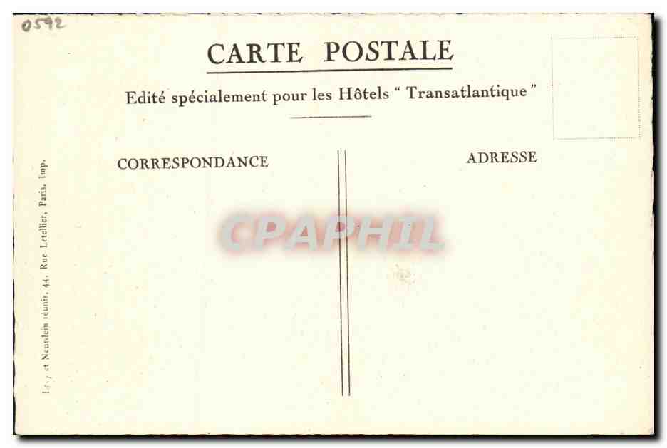 CPA Automobile Dans les dunes  — Verso