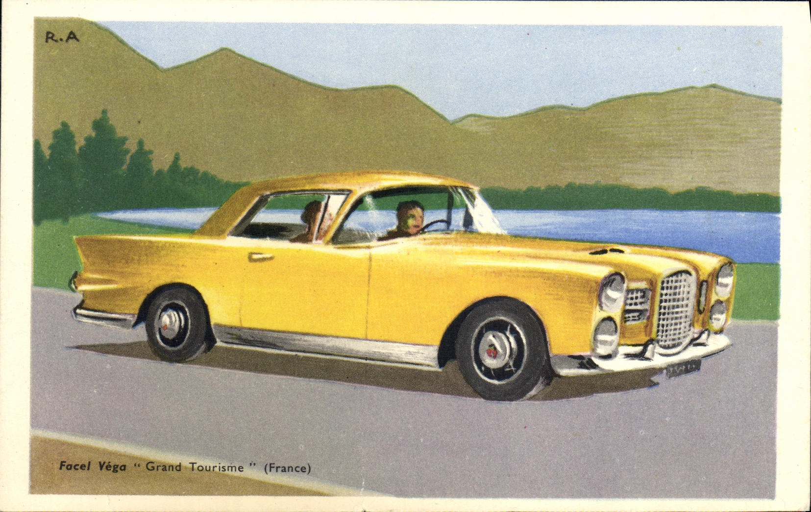CPA Automobile Facel Vega Grand tourisme