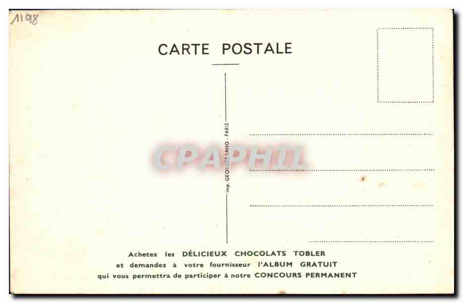 CPA Automobile Voiture de course Bugatti  — Verso